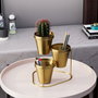 Aberto Design GED-014-B Accesorio Decorativo de Metal Dorado